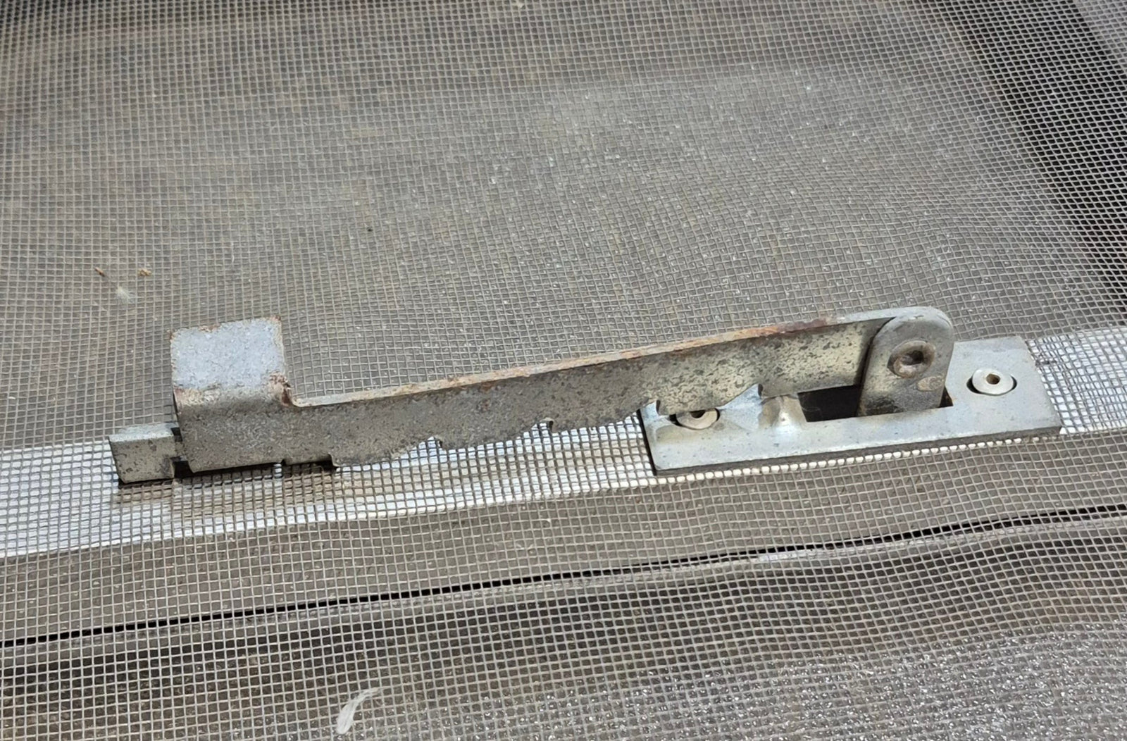 Used Silver - ish Radius Opening Window : 16 1/2 x 11 1/4