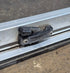 Used Silver Radius Opening Window : 16" W x 27 1/2" H x 1 3/4" D - Young Farts RV Parts
