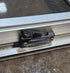 Used Silver Radius Opening Window : 26 1/2" W x 8 1/2" H x 1 3/4" D - Young Farts RV Parts