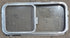 Used Silver Radius Opening Window : 29 1/4 X 14 1/4 X 2" D - Young Farts RV Parts