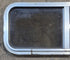 Used Silver Radius Opening Window : 30" W x 11 1/2" H x 1 3/4" D - Young Farts RV Parts