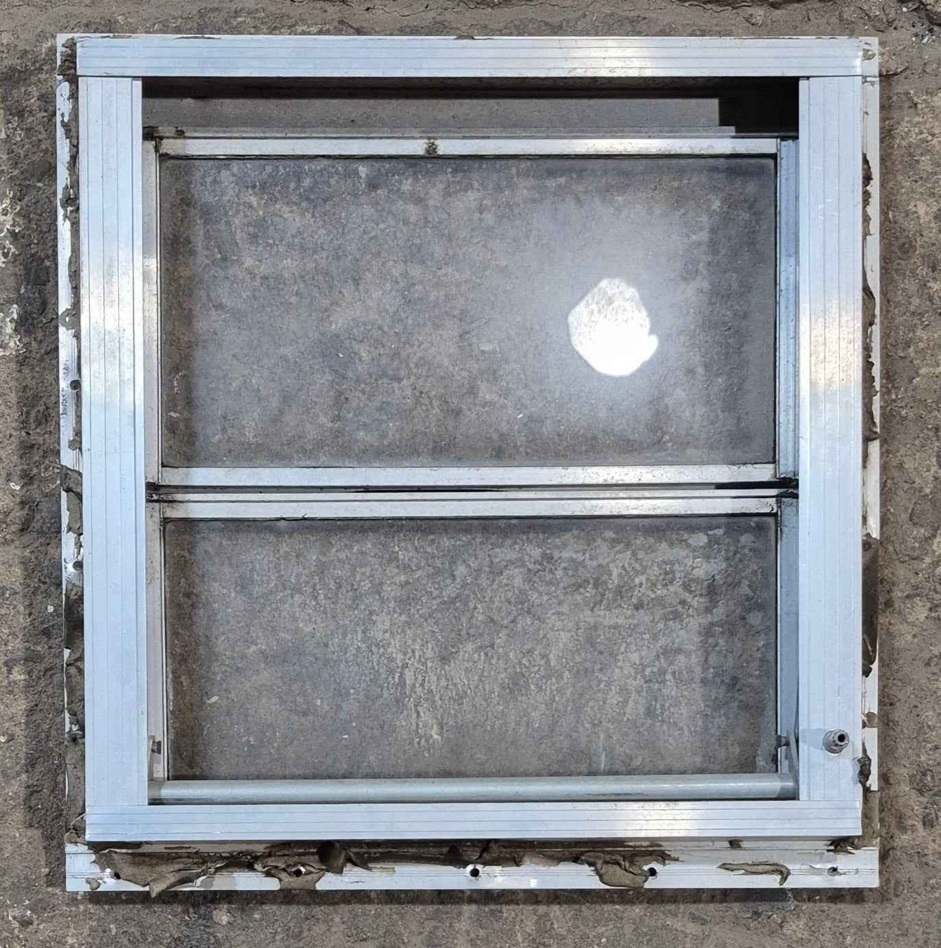 Used Silver Square Opening Window: 14 5/8