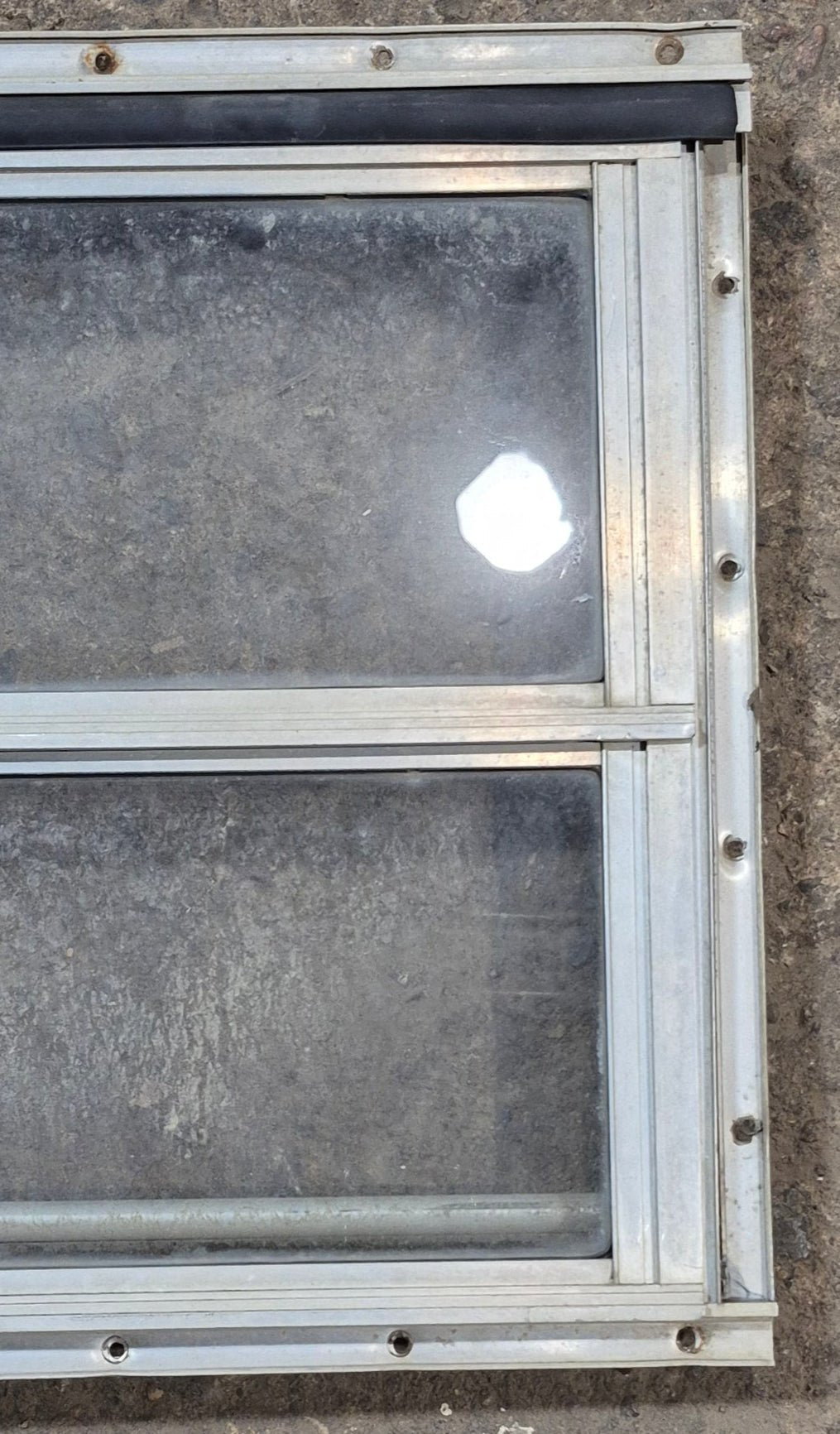 Used Silver Square Opening Window: 14 5/8
