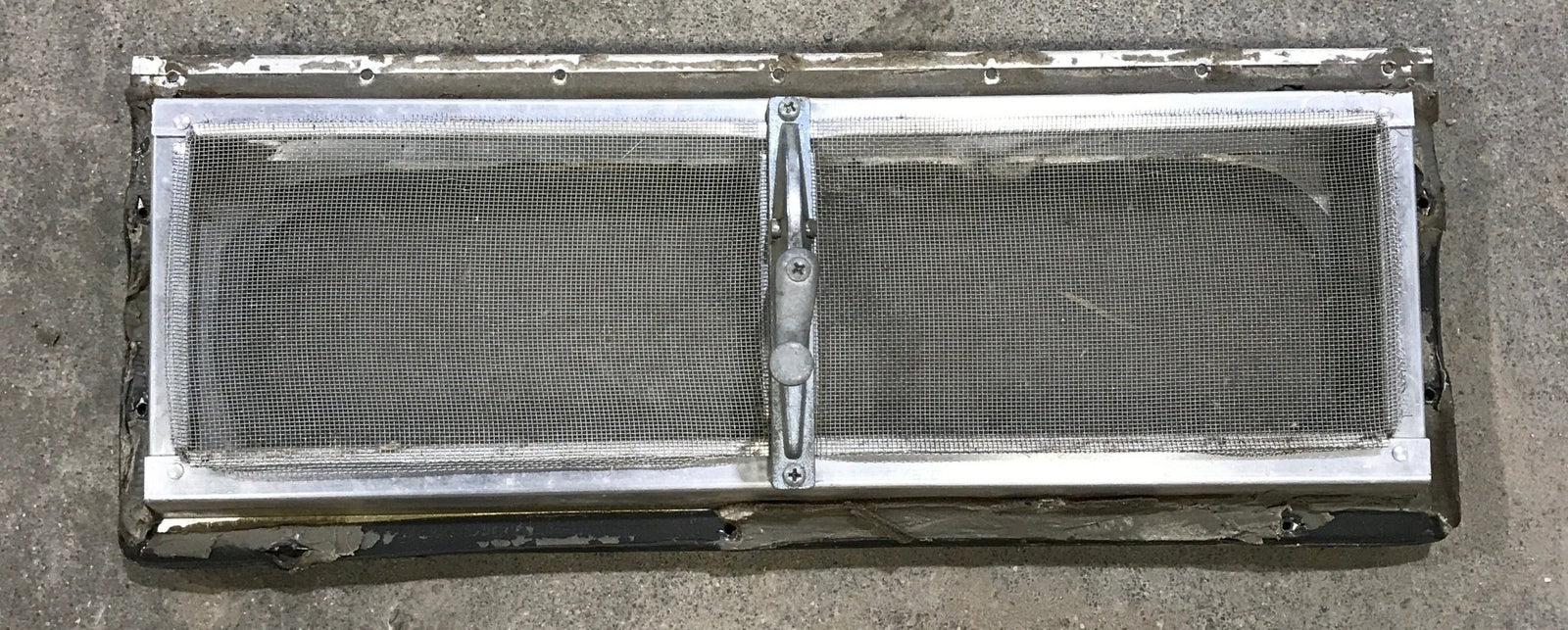 Used Silver Square Opening Window: 17 3/4