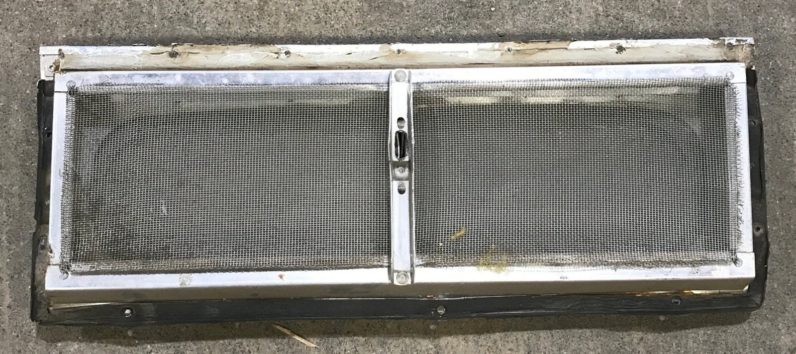 Used Silver Square Opening Window: 17 3/4