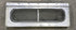 Used Silver Square Opening Window: 17 3/4" W x 5 1/2" H x 3/4" D - Young Farts RV Parts