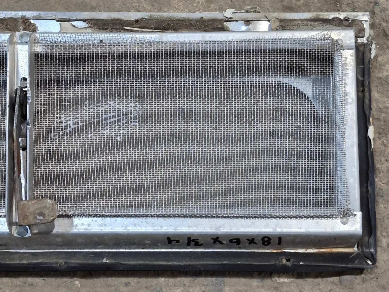 Used Silver Square Opening Window: 18