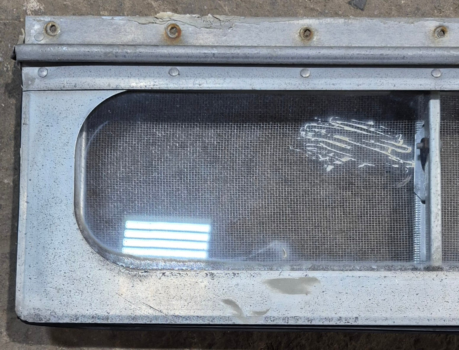 Used Silver Square Opening Window: 18