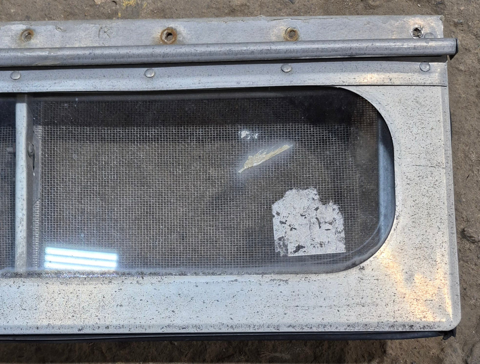 Used Silver Square Opening Window: 18