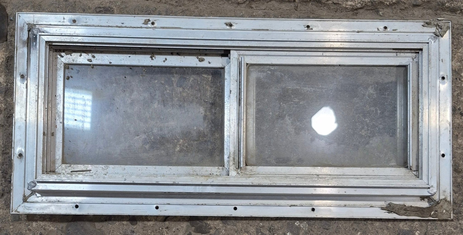 Used Silver Square Opening Window: 20