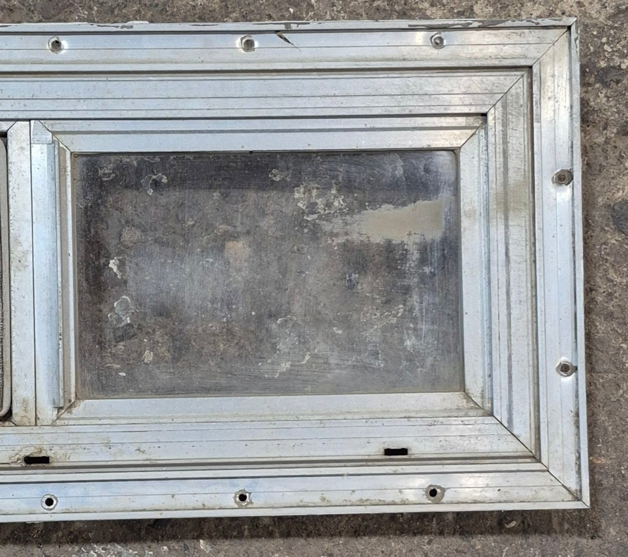 Used Silver Square Opening Window: 20