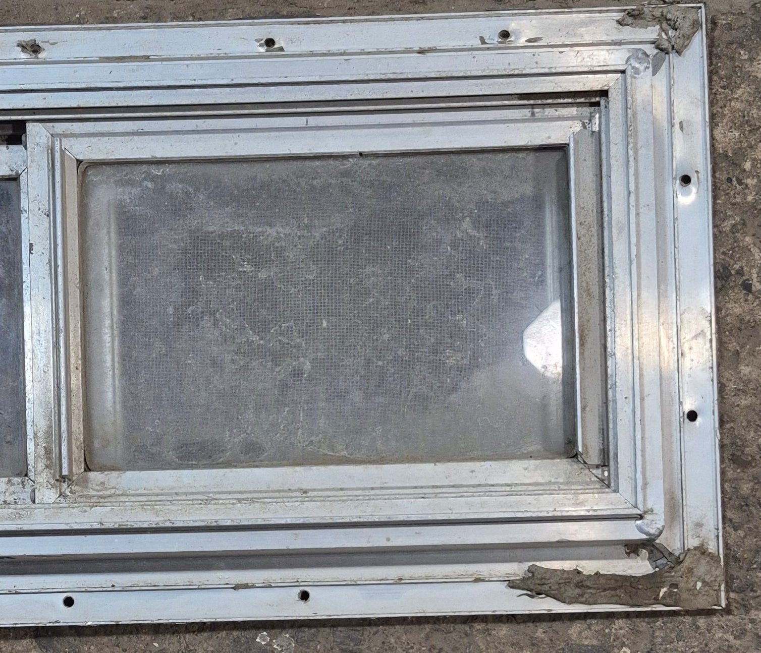 Used Silver Square Opening Window: 20