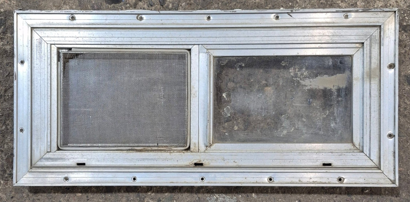 Used Silver Square Opening Window: 20