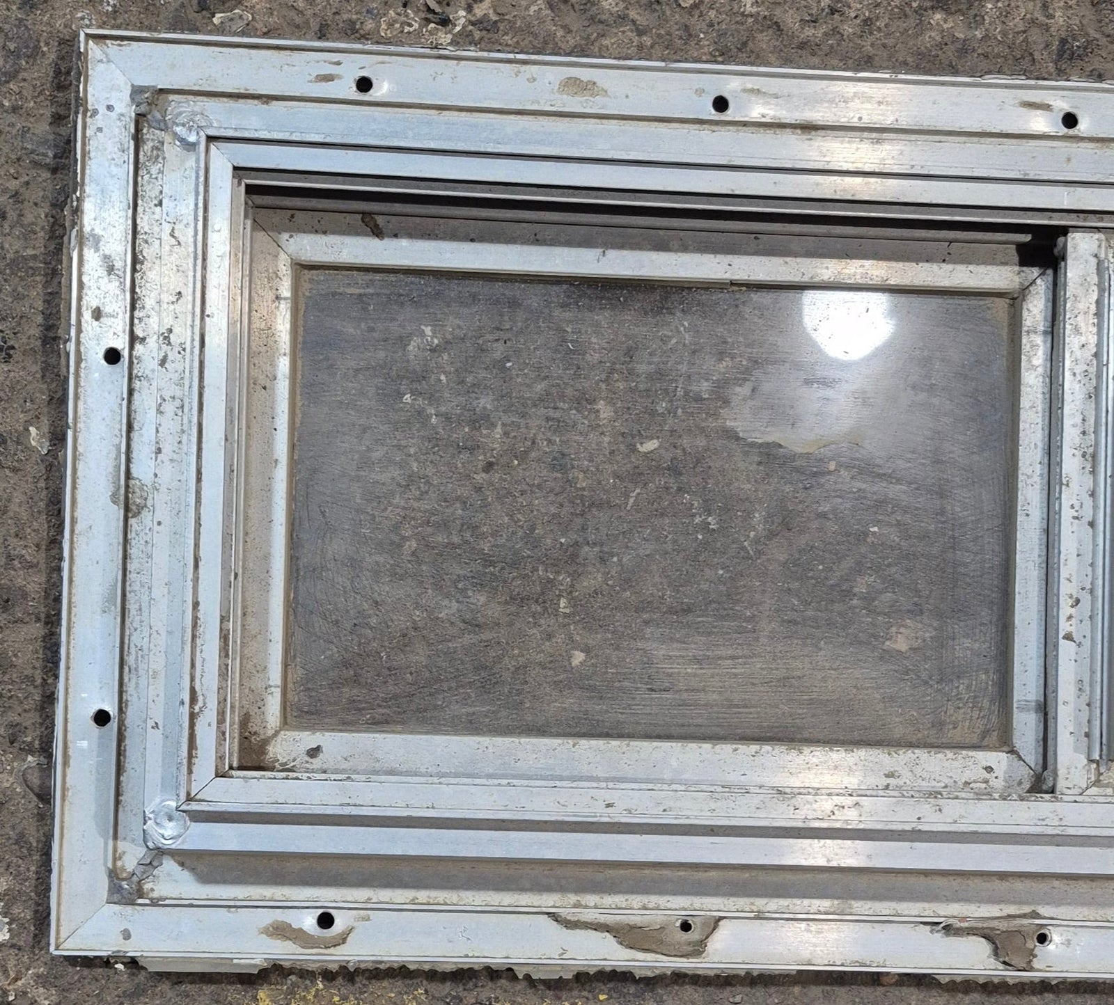 Used Silver Square Opening Window: 20