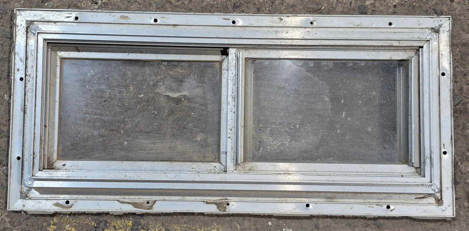 Used Silver Square Opening Window: 20