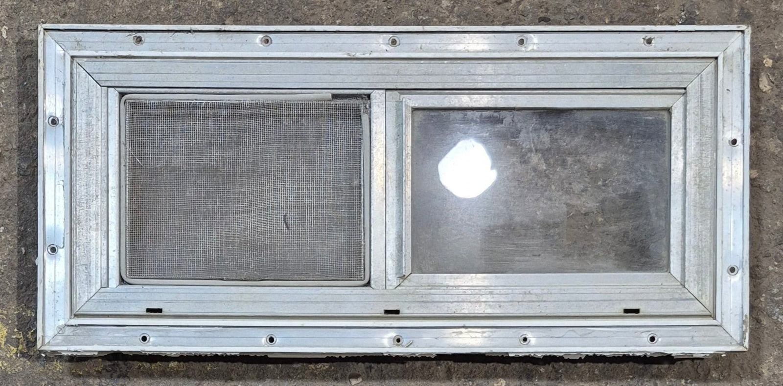 Used Silver Square Opening Window: 20