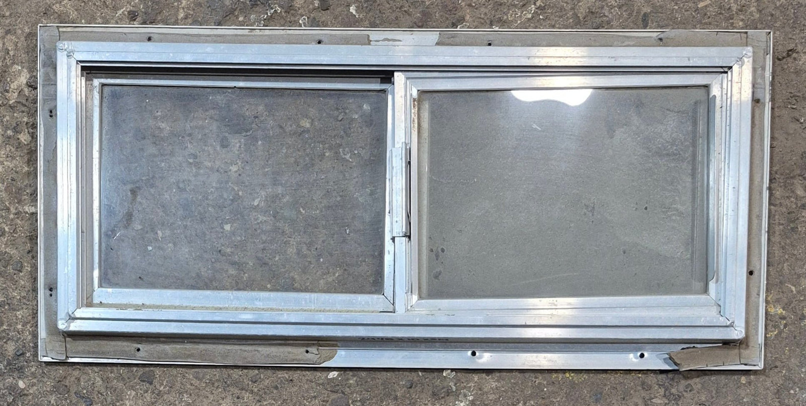 Used Silver Square Opening Window: 24 1/8