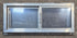 Used Silver Square Opening Window: 24" W x 10" H x 2 1/2" D - Young Farts RV Parts
