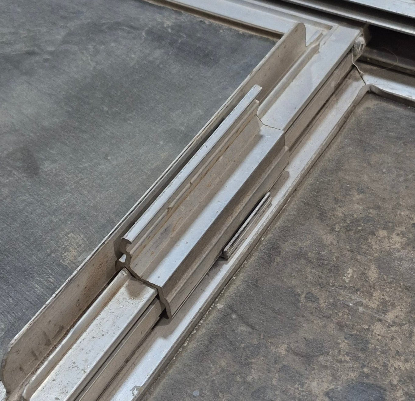 Used Silver Square Opening Window: 24