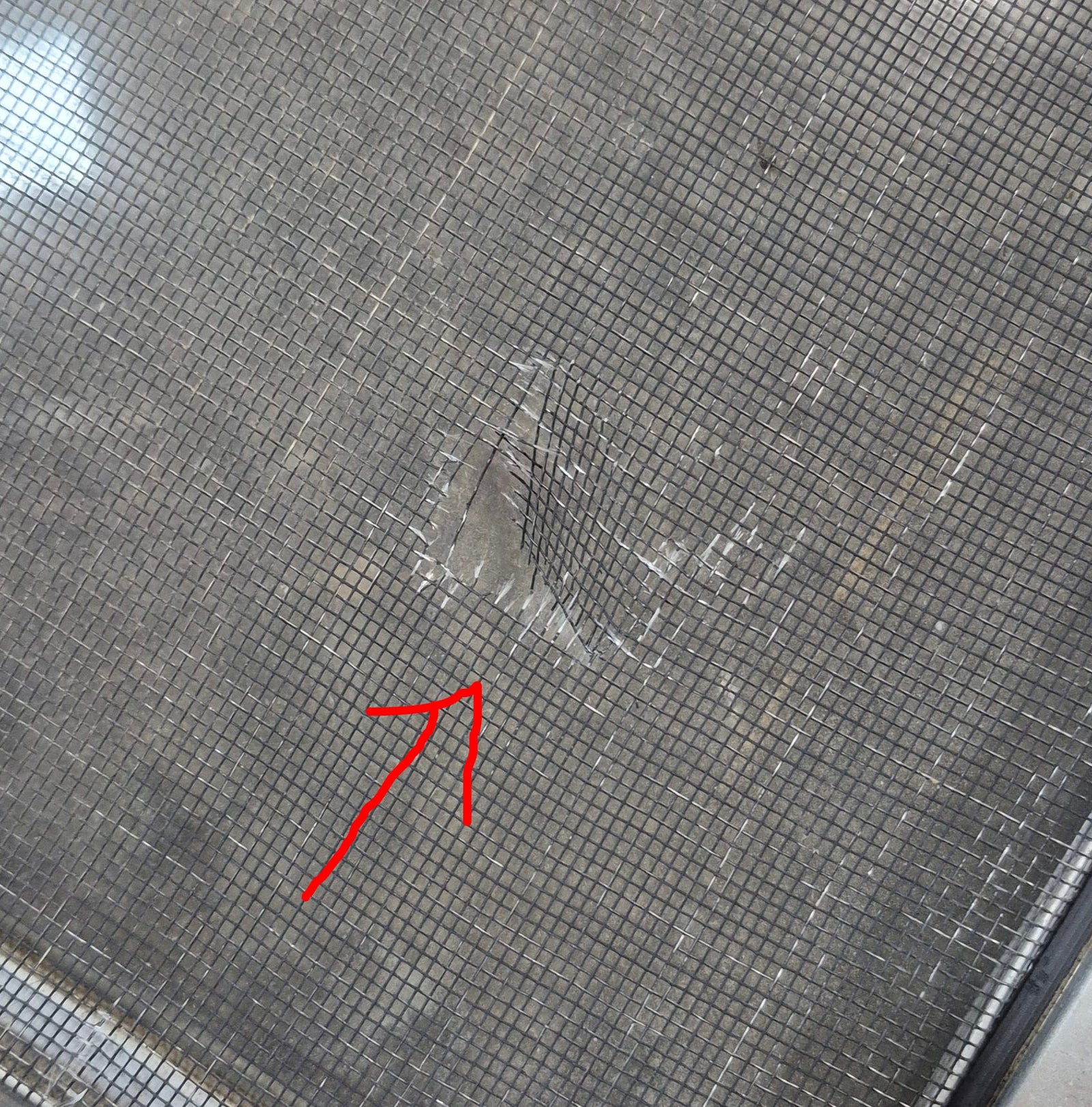 Used Silver Square Opening Window: 24