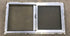 Used Silver Square Opening Window: 28 7/8" W x 14 7/8" H x 1" D - Young Farts RV Parts