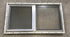 Used Silver Square Opening Window: 28 7/8" W x 14 7/8" H x 1" D - Young Farts RV Parts