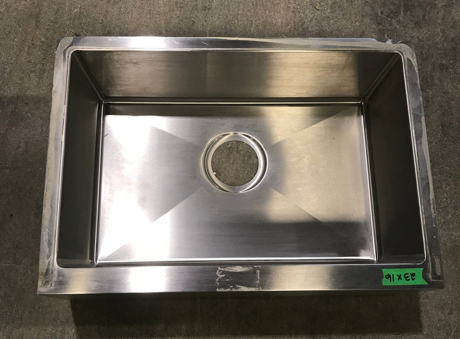 USED Single Stainless Steel Sink 23