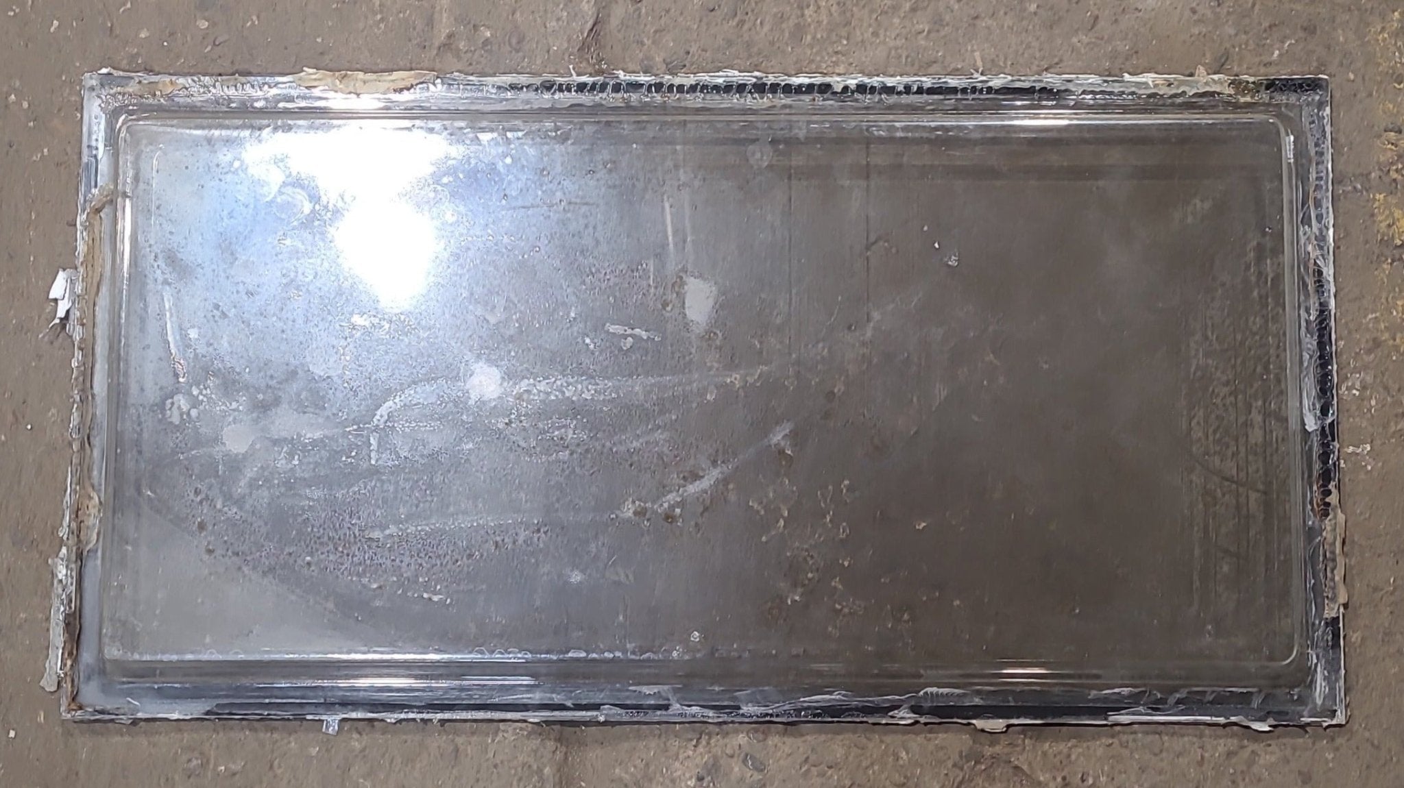 Used Skylight 16 3/4 X 32 3/4" (with inner skylight) - Young Farts RV Parts