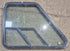 Used Slanted Black Radius Opening Window : 36 1/4" W x 26 1/2" H x 1 3/4" D - Motorhome Front Passenger Side - Young Farts RV Parts
