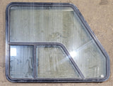 Used Slanted Black Radius Opening Window : 38 1/2