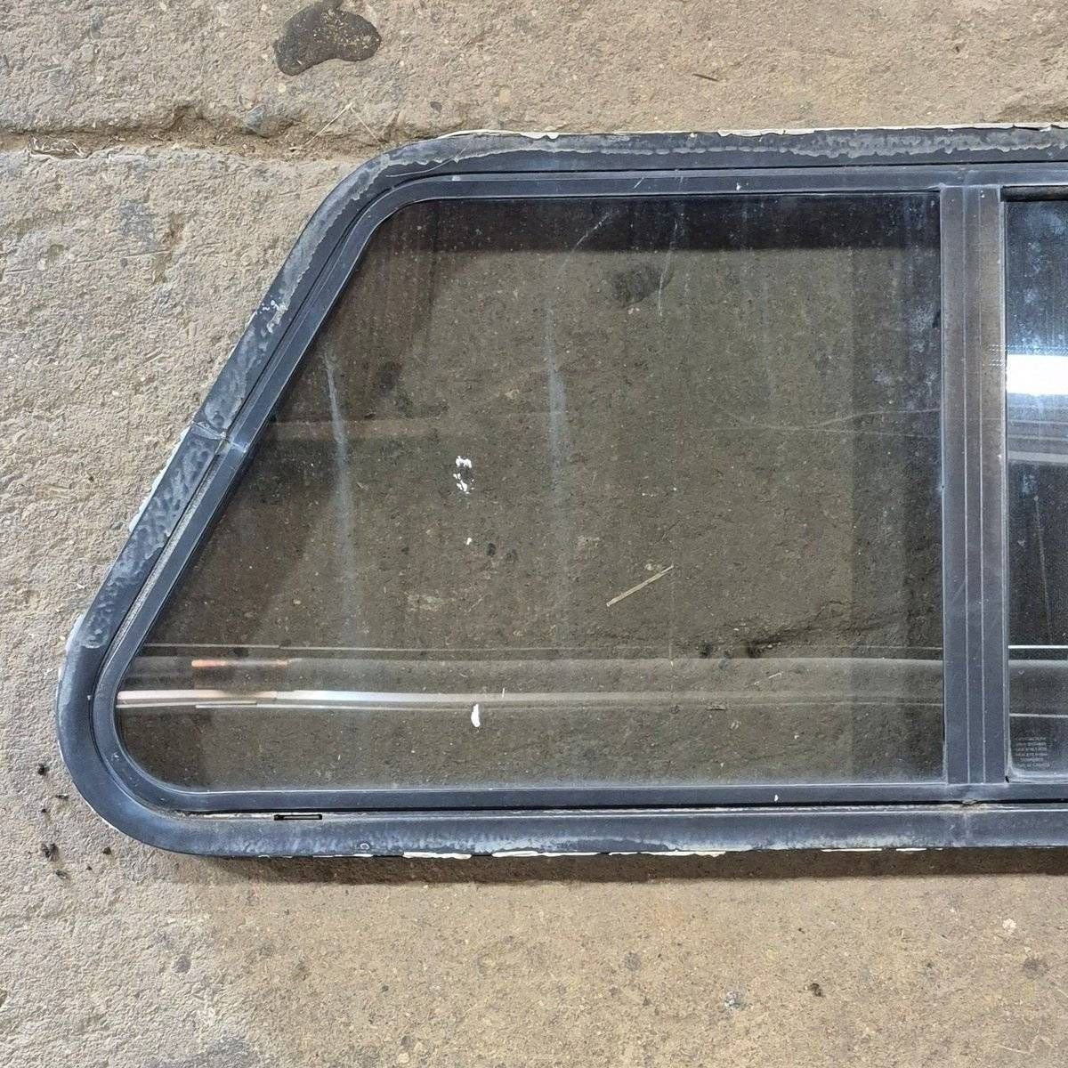 Used Slanted Black Radius Opening Window - 41 1/4
