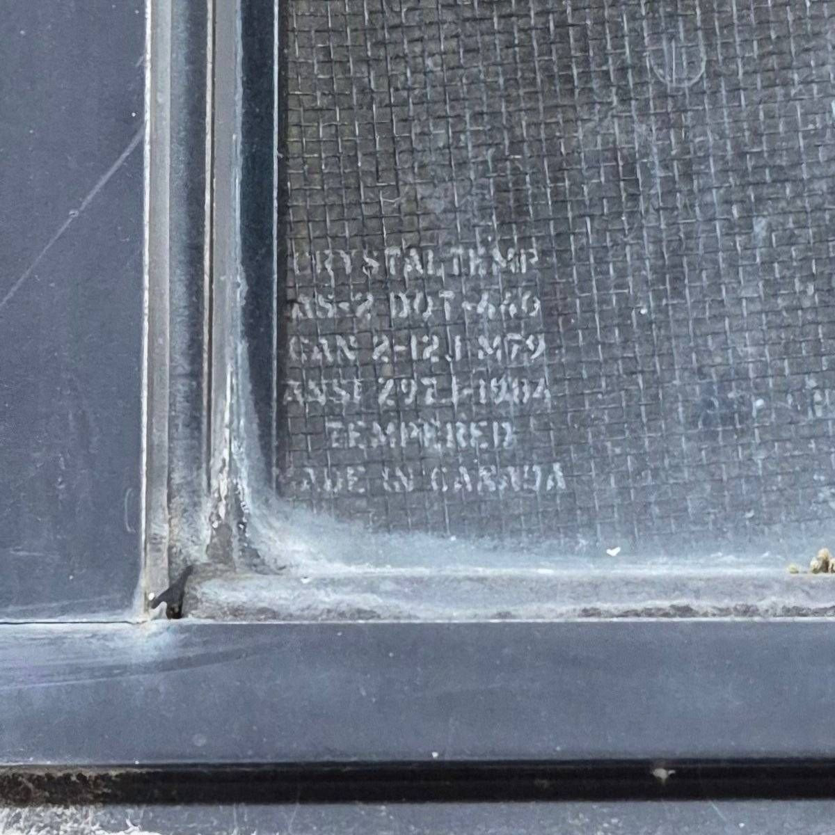 Used Slanted Black Radius Opening Window - 41 1/4