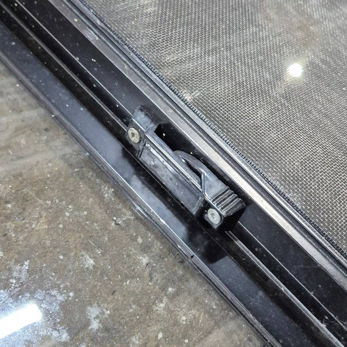 Used Slanted Black Radius Opening Window - 41 1/4