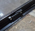 Used Slanted Black Radius Opening Window : 41 3/4" W x 17 3/4" H x 2" D - Young Farts RV Parts