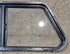 Used Slanted Black Radius Opening Window : 41 3/4" W x 17 3/4" H x 2" D - Young Farts RV Parts