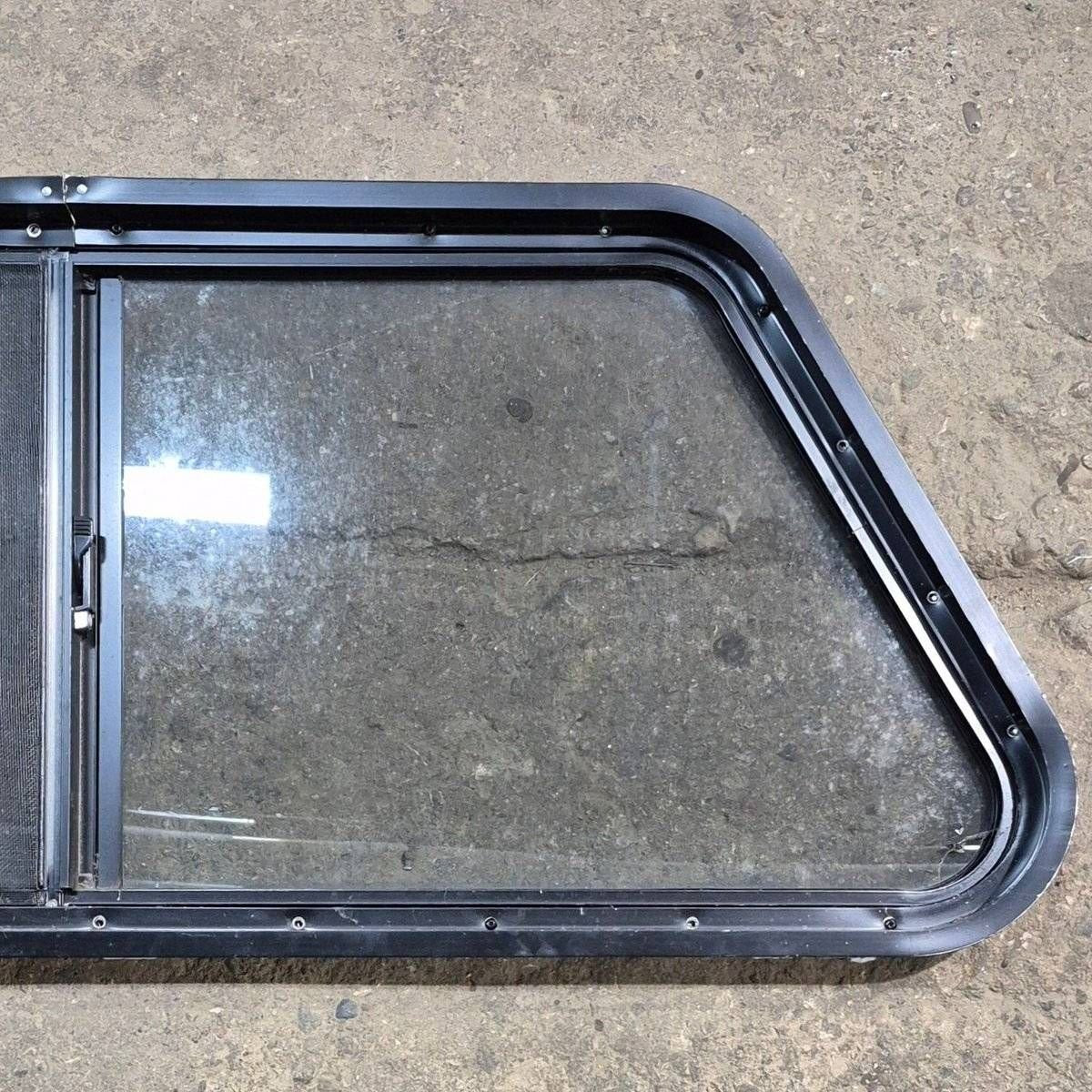 Used Slanted Black Radius Opening Window - 41.75