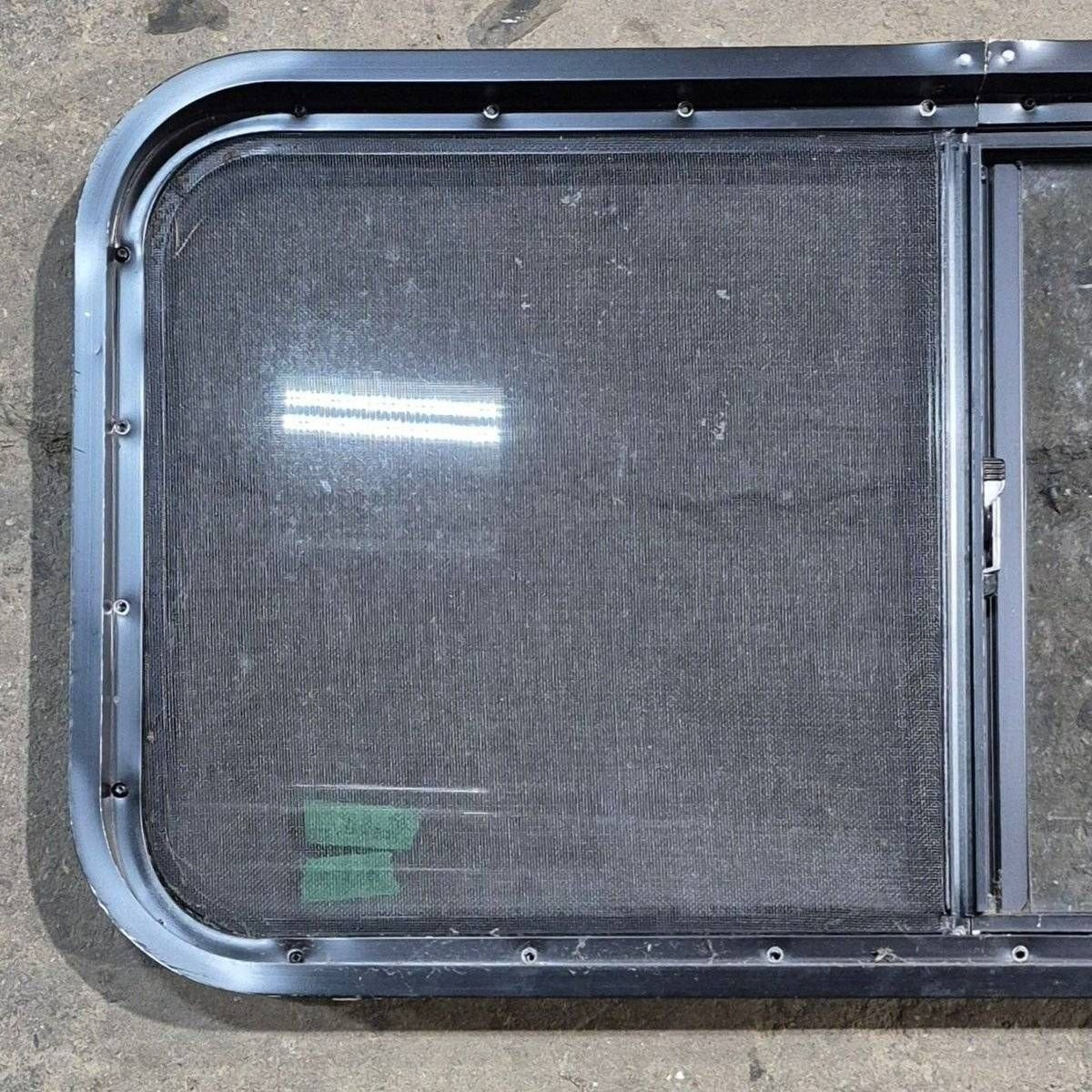 Used Slanted Black Radius Opening Window - 41.75