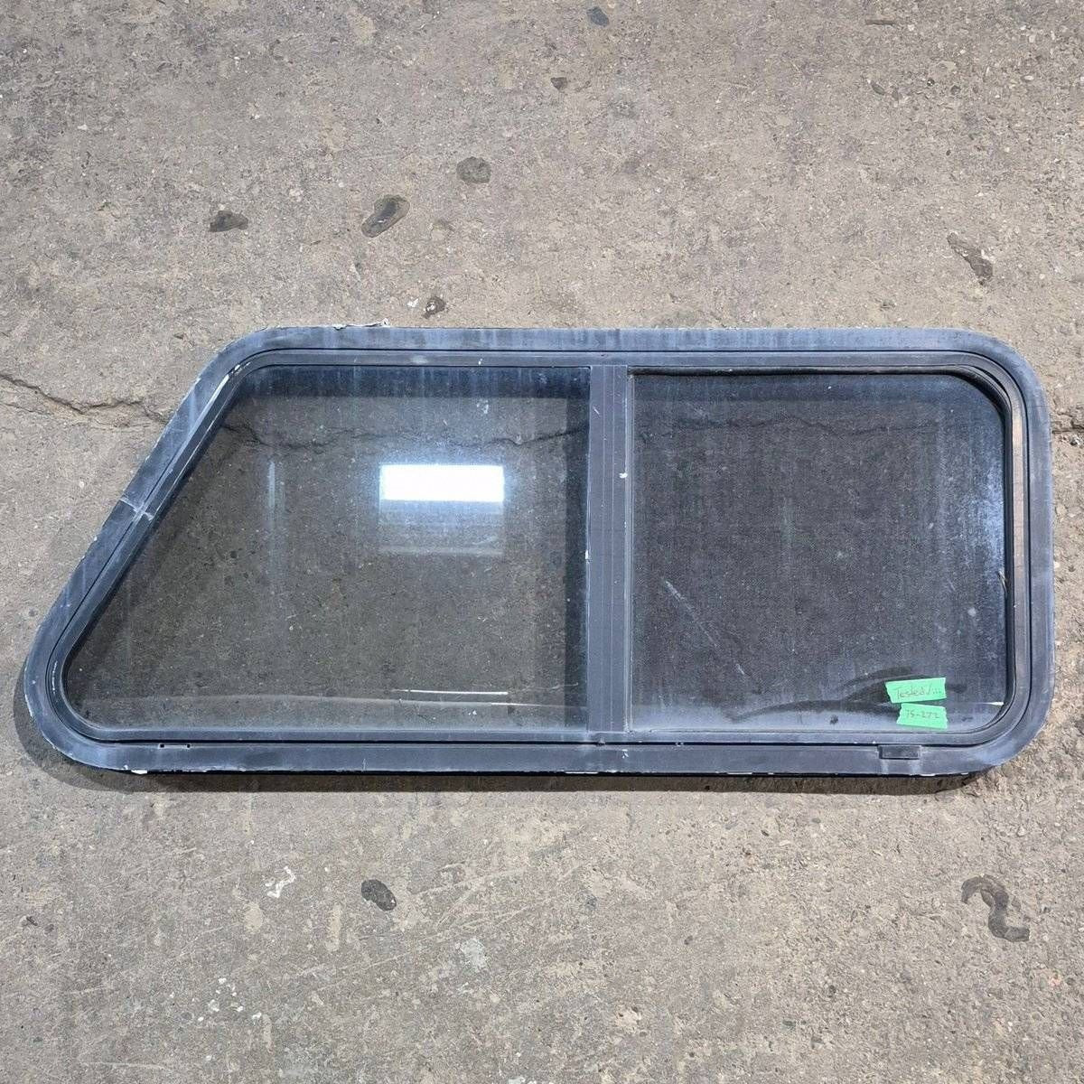 Used Slanted Black Radius Opening Window - 41.75