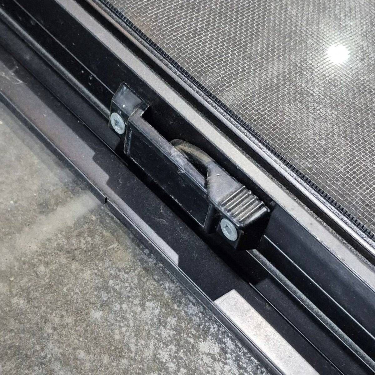 Used Slanted Black Radius Opening Window - 41.75