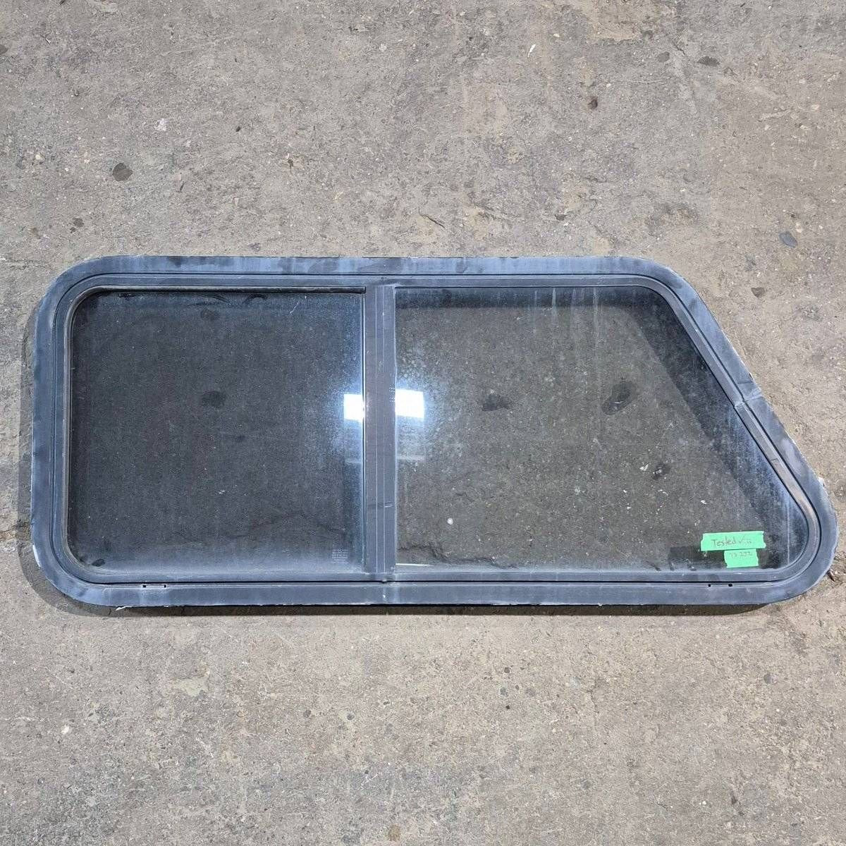 Used Slanted Black Radius Opening Window - 41.75