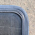 Used Slanted Black Radius Opening Window - 41.75" X 17 1/2" X 1.875" - Young Farts RV Parts