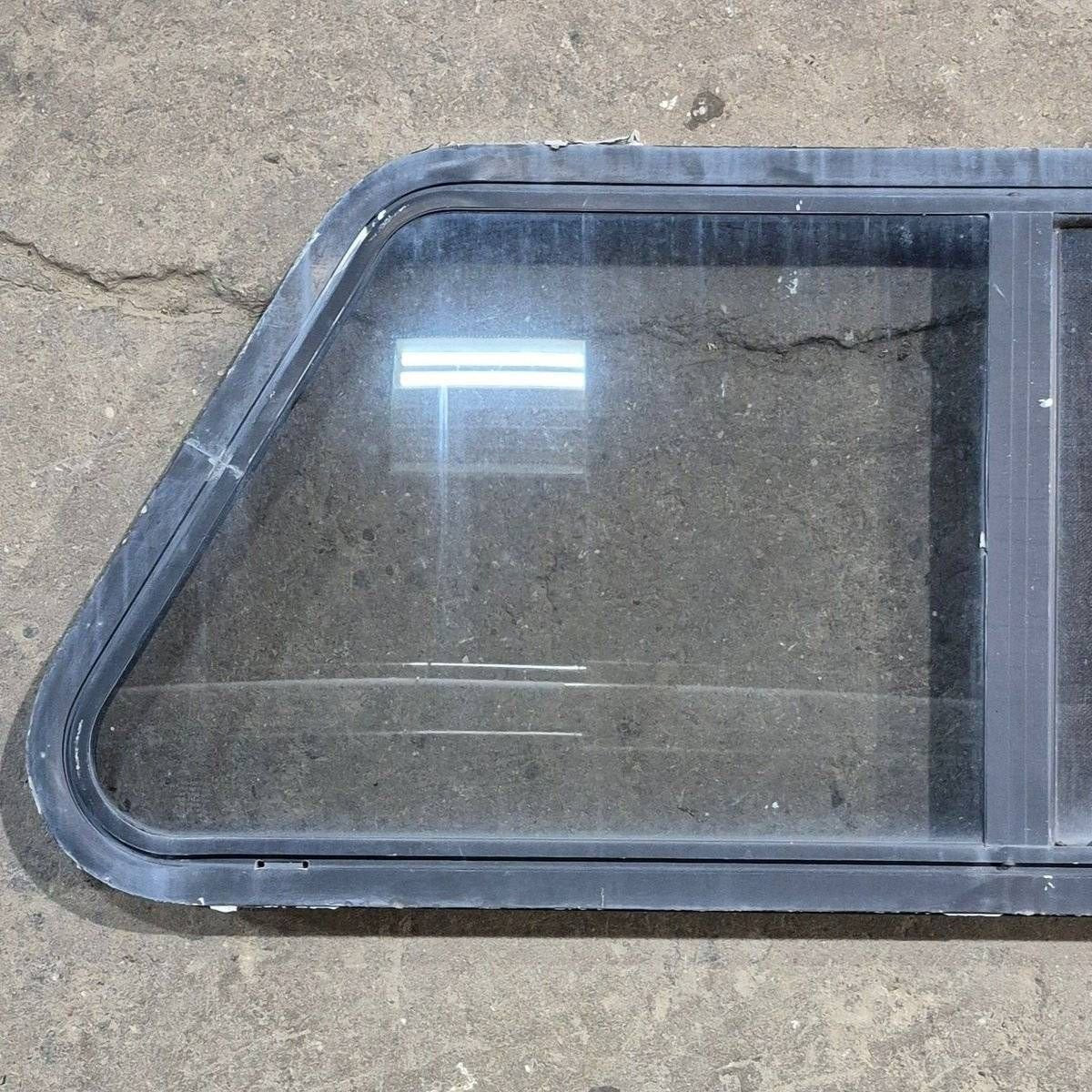 Used Slanted Black Radius Opening Window - 41.75