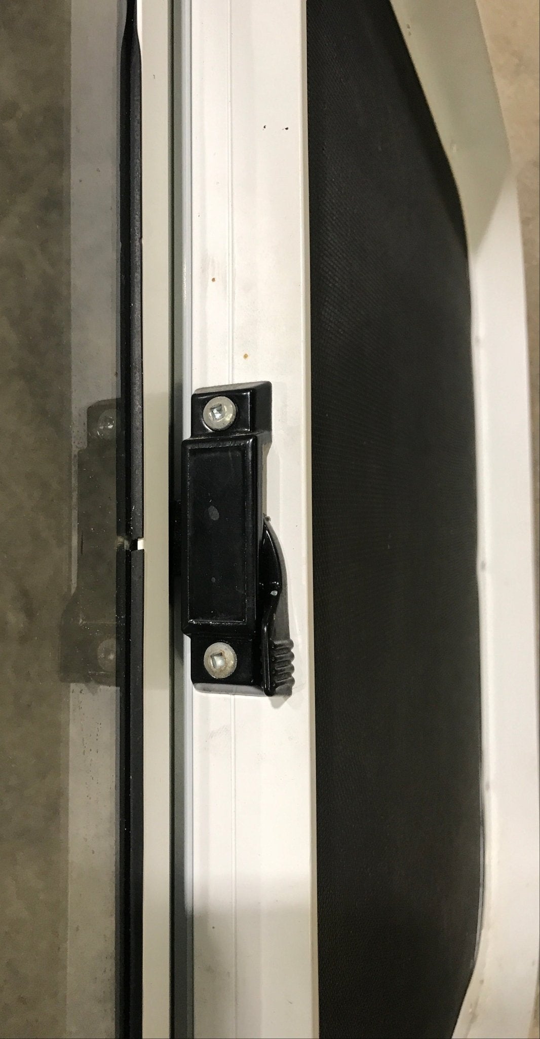 Used Slanted White Radius Opening Window : 37