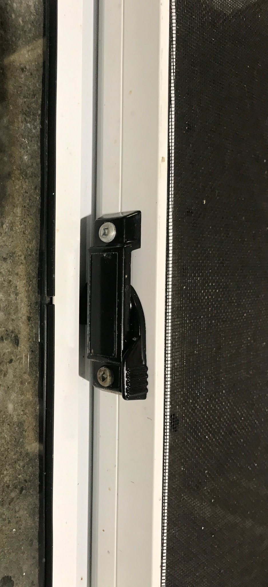 Used Slanted White Radius Opening Window : 37