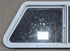 Used Slanted White Radius Opening Window : 42" W x 17 1/2" H x 1 7/8" D - Young Farts RV Parts