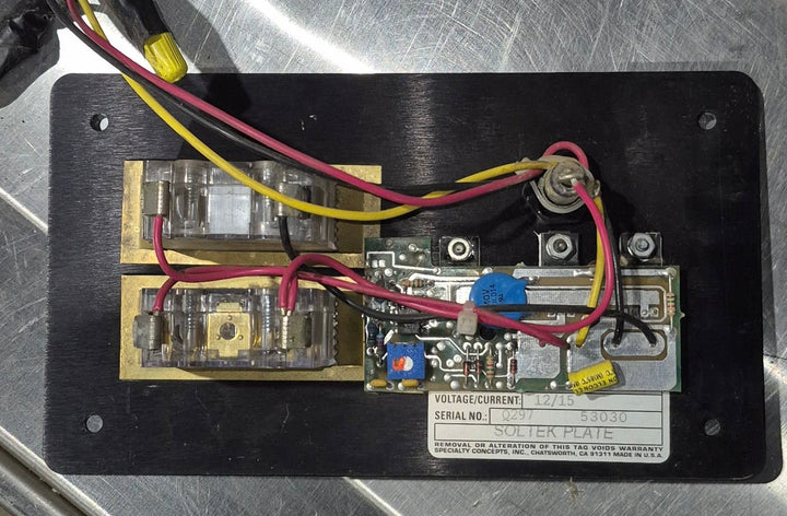 Used Soltek Mark III Regulator/ Monitor Panel - SC3/15 - 12 - S9 - Young Farts RV Parts