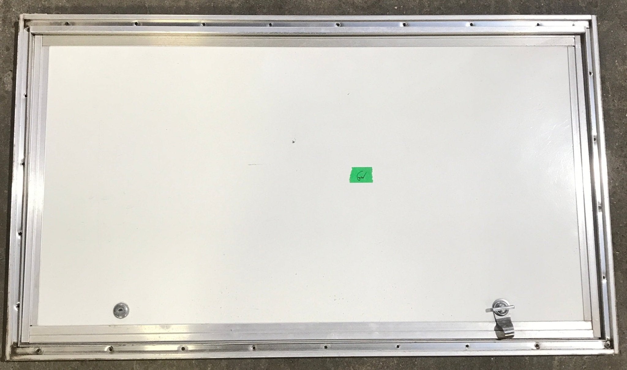 Used Square Corner Cargo Door 32 1/4" W x 18" H x 3/4"D - Young Farts RV Parts