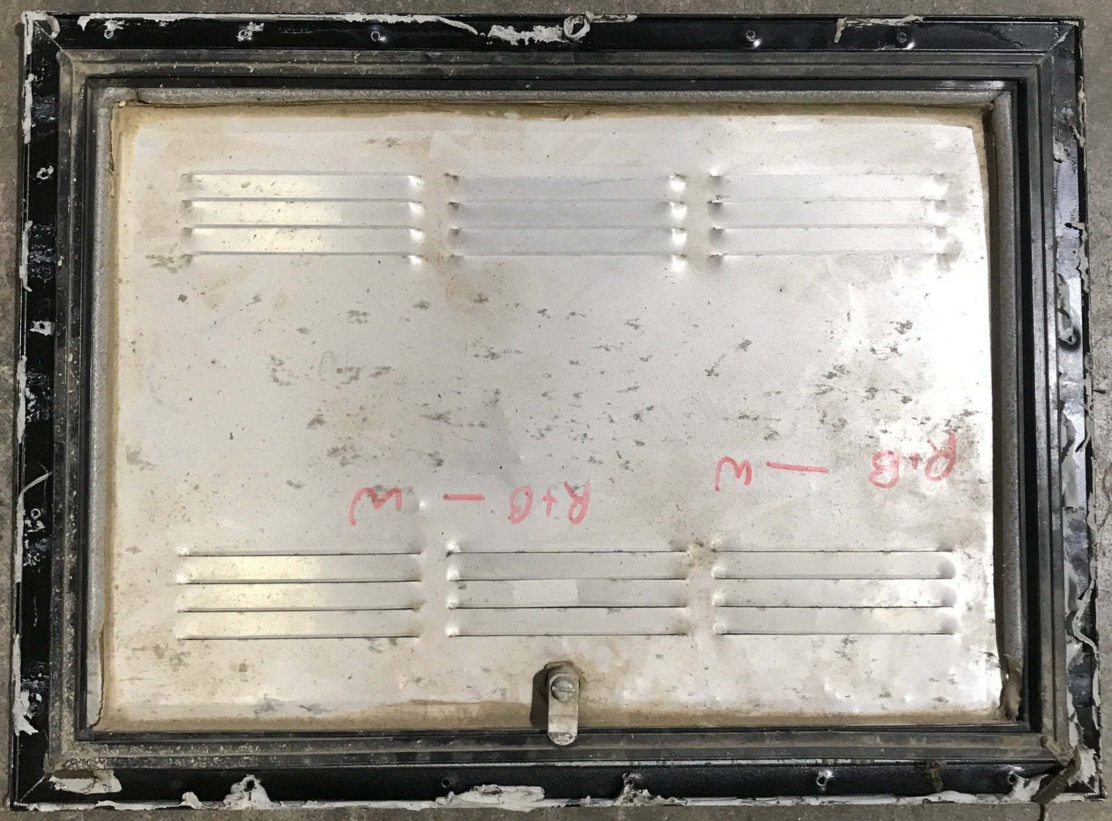 Used Square Cornered Battery/ Propane Cargo Door 20 3/4