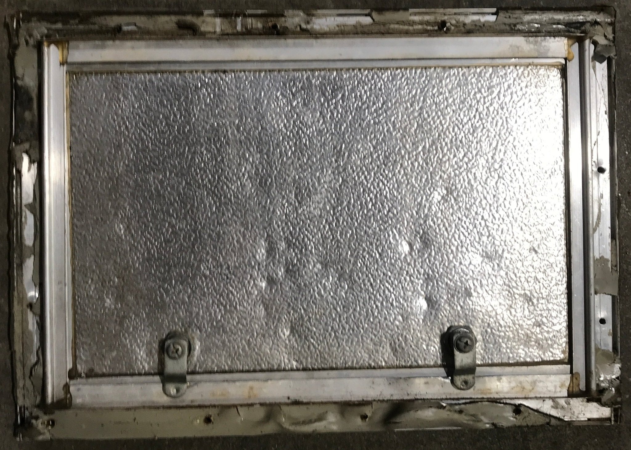 Used Square Cornered Cargo Door - 15 1/2" x 10 1/2" x 3/4" D - Young Farts RV Parts