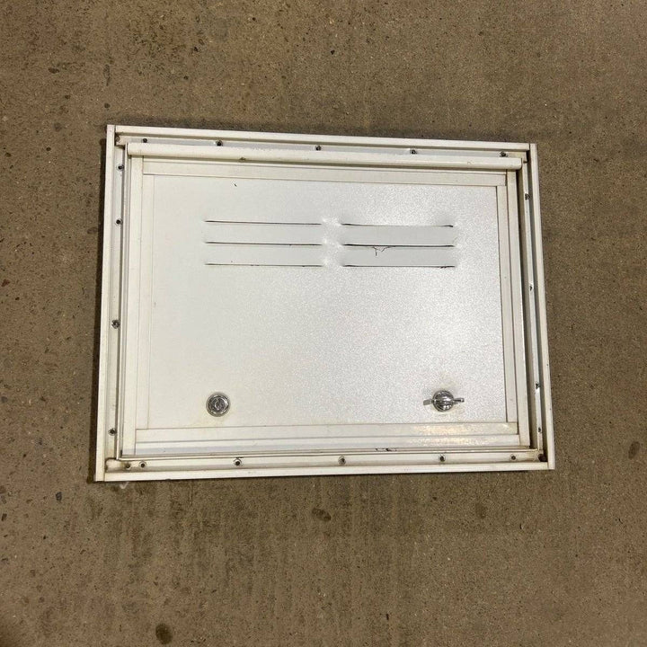 Used Square Cornered Cargo Door - 15.75 X 11.75 X .75 - Young Farts RV Parts